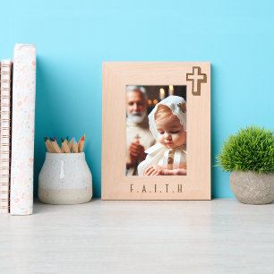 Gepersonaliseerde Moderne Minimalistische Kruisher Gegraveerde Lijstjes