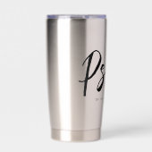 Gepersonaliseerde moderne PsyD Doctor in de psycho Geïsoleerde Drinkbeker (Voorkant)