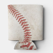 Gepersonaliseerde moderne rustieke honkbal Cool Blikjeskoeler (Achterkant)