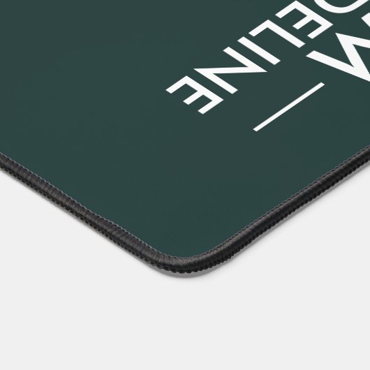 Gepersonaliseerde moderne stijlvolle trendy bureaumat (Hoek)