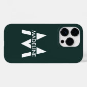 Gepersonaliseerde moderne stijlvolle trendy Case-Mate iPhone case (Achterkant (horizontaal))