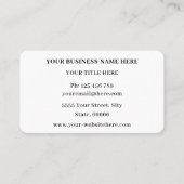 Gepersonaliseerde Moderne Visitekaartjes met uw Lo (Voorkant)