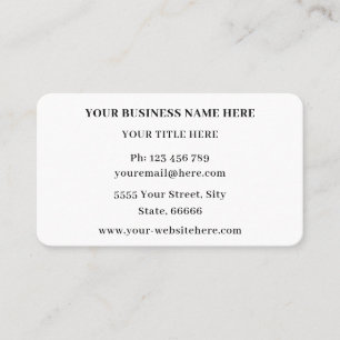 Gepersonaliseerde Moderne Visitekaartjes met uw Lo