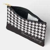 Gepersonaliseerde moderne zwart-witte horde etui (Open)