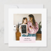 Gepersonaliseerde moeder Ik hou van je Foto Wenska (Voorkant)