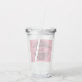 GEPERSONALISEERDE MOEDER VAN DE BRIDE ACRYLIC TUMB ACRYL DRINKBEKER (Achterkant)