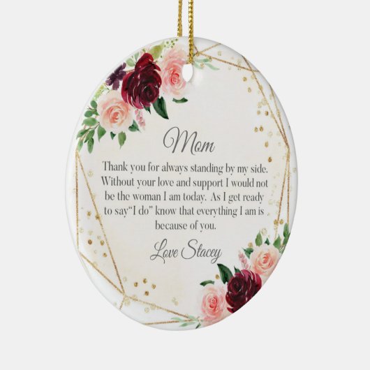 Gepersonaliseerde moeder van het Ornament van de B (Rechts)