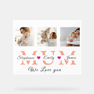 Gepersonaliseerde Moedercadeaus Verjaardagscadeau Acryl Bord