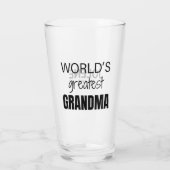 Gepersonaliseerde Moederdag cadeau voor oma Cup Glas (Achterkant)
