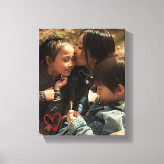 Gepersonaliseerde Moederdag Canvas Afdruk