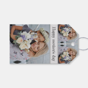 Gepersonaliseerde Moederdag Foto Gift Labels Cadeaulabel