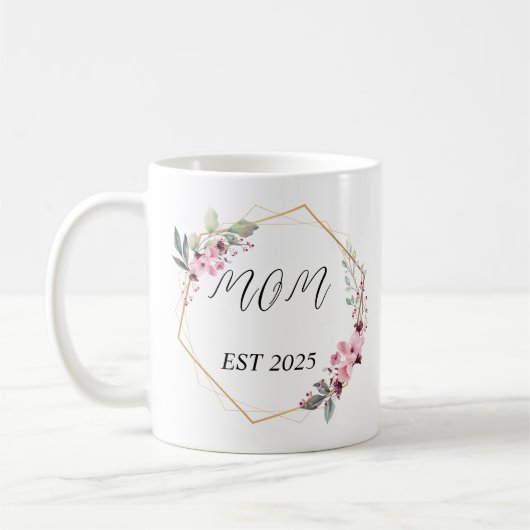 Gepersonaliseerde Moederdag Mok – Custom Name & He (Links)