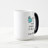 Gepersonaliseerde Moederdag pandemisch jaar Magische Mok (Voorkant rechts)