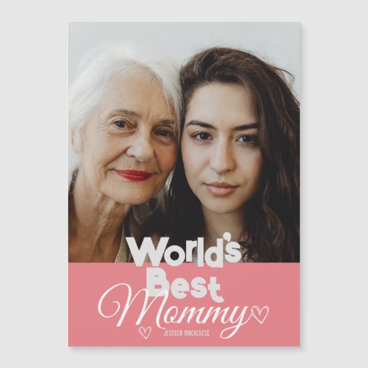 Gepersonaliseerde moederdag, 's werelds beste mama (Voorkant)