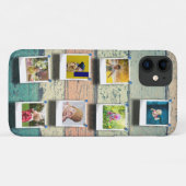 Gepersonaliseerde Moeders Fotocollage  Hout Case-Mate iPhone Case (Achterkant (horizontaal))