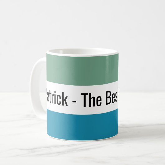 Gepersonaliseerde Mok beste vader (Voorkant links)