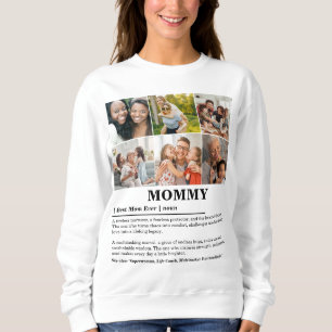 Gepersonaliseerde Mommy Definition 6 Fotocollage Trui