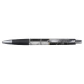 Gepersonaliseerde Monogram Aangepaste brief Marmer Pen (Achterkant)