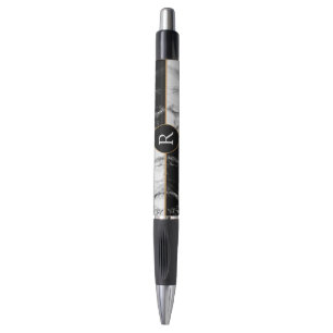 Gepersonaliseerde Monogram Aangepaste brief Marmer Pen