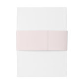 Gepersonaliseerde Monogram Blush Roze Grijs Bruilo Uitnodigingen Wikkel (Achterkant Voorbeeld)