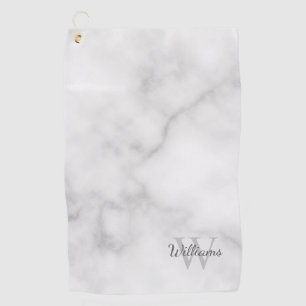 Gepersonaliseerde monogram en de Marmer van de Naa Golfhanddoek