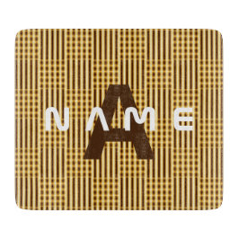 Gepersonaliseerde Monogram Gold Luxury Elegant Abs Snijplank