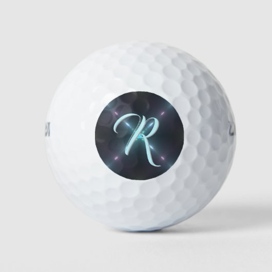 Gepersonaliseerde Monogram Golf Ballen - Custom (Voorkant)