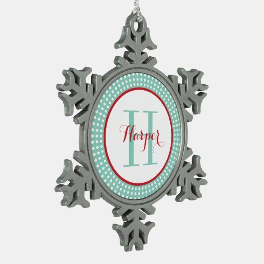 Gepersonaliseerde monogram keepomwille Ornament (Links)