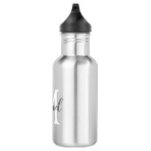 Gepersonaliseerde Monogram Kinder Terug naar schoo Waterfles (Rechts)