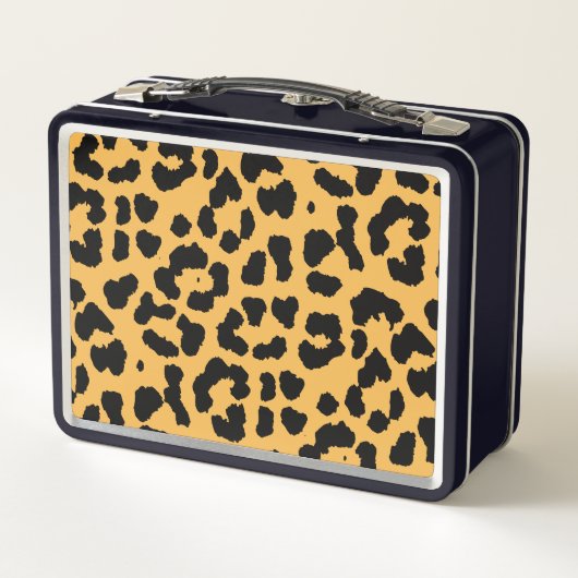 Gepersonaliseerde Monogram Leopard Print (Achterkant)
