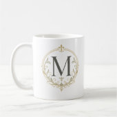gepersonaliseerde monogram mok (Links)