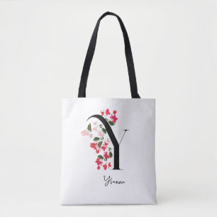 Gepersonaliseerde Monogram Naam Canvas tas - Lette