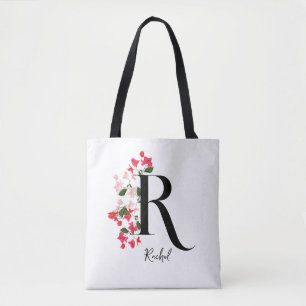 Gepersonaliseerde Monogram Naam Canvas tas - Lette
