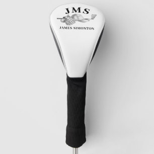 Gepersonaliseerde Monogram Naam Golf Club Pet Hand Golfheadcover