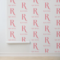 Gepersonaliseerde Monogram Naam Minimale Stijlvoll