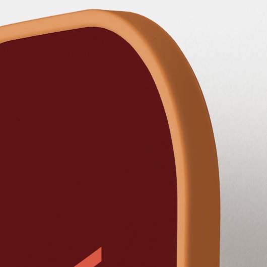 Gepersonaliseerde Monogram Pickleball Paddle (Links Detail)