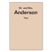 Gepersonaliseerde monogram tekst waterverf bloem kaart (Achterkant)