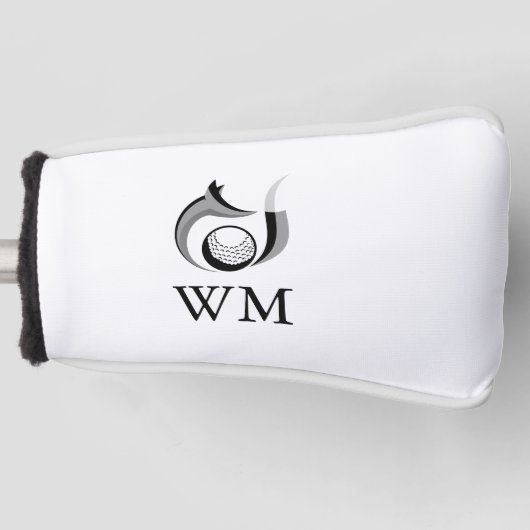 Gepersonaliseerde Monogram Vos En Bal Golfheadcover (Voorkant)