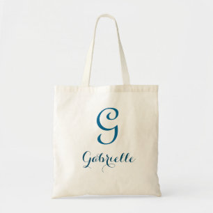 Gepersonaliseerde monogram zakken tote bag