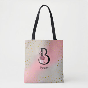 Gepersonaliseerde Monogrammed Gepersonaliseerd let Draagtas
