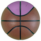 Gepersonaliseerde monogrammed Girl's Lavender Basketbal (Rechts)