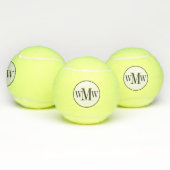 gepersonaliseerde Monogrammed Tennisballen (Multi)