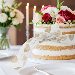 Gepersonaliseerde Monogrammen, Dubbele de Gouden H Grosgrain Lint