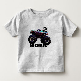 Gepersonaliseerde Monster Truck Verjaardag Kinder Shirts