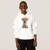 Gepersonaliseerde Mooie Hond Hoodie (Voorkant volledig)