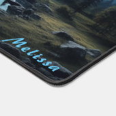 Gepersonaliseerde Moonlight Night Landscape Desk M Bureaumat (Hoek)