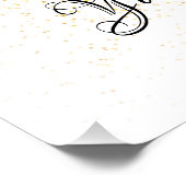 Gepersonaliseerde moslimpaar Gift Glossy Poster Perfect Poster (Hoek)