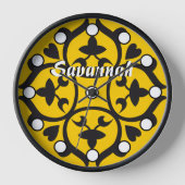 Gepersonaliseerde mosterd-medaille of kleur (Voorkant)