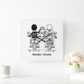 Gepersonaliseerde motorfiets Jubileum motorfiets Vierkante Klok (Huis)