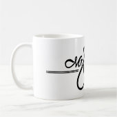 Gepersonaliseerde Mr en Mrs Wedding mok (Links)